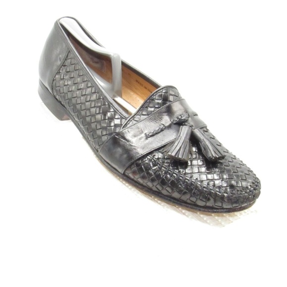 Magnanni 5933 Size 10 M Black Woven Loafer C3A C2 main image 5